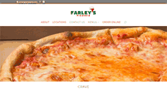 Desktop Screenshot of farleyspizzeria.com